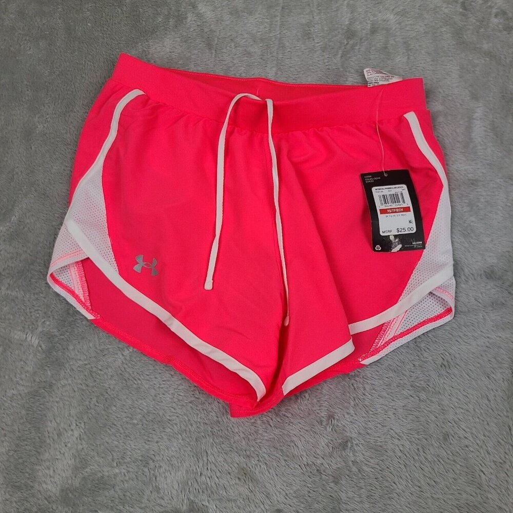 Under Armour Under Armour Womens FlyBy Shorts‎ Mojo Pink XS NWT